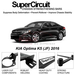 KIA Optima K5 (JF) 2016 SUPER CIRCUIT Chassis Stablelizer Strengthening Racing Safety Strut Bars