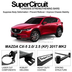 MAZDA CX-5 2.0/ 2.5 (KF) 2017 MK2 SUPER CIRCUIT Chassis Stablelizer Strengthening Racing Safety Strut Bars