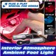 HONDA CITY HRV JAZZ CIVIC ACCORD CRV 12V LED Interior Front Seat Atmosphere Ambient Foot Light Room Lamp (Pair)