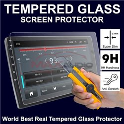 Android 9" / 10" Inch PRO+ 9H 2.5D Anti Scratch Tempered Glass Screen Protector In Car Player