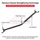 MERCEDES-BENZ GLA Class (X-156) 2013 - 2020 SUPER CIRCUIT Chassis Stablelizer Strengthening Racing Safety Strut Bars