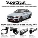 MERCEDES-BENZ C Class (W205) 2015 SUPER CIRCUIT Chassis Stablelizer Strengthening Racing Safety Strut Bars