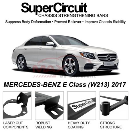 MERCEDES-BENZ E Class (W213) 2017 SUPER CIRCUIT Chassis Stablelizer Strengthening Racing Safety Strut Bars