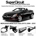 MERCEDES-BENZ SLK Class (R171) 2004 – 2010 SUPER CIRCUIT Chassis Stablelizer Strengthening Racing Safety Strut Bars
