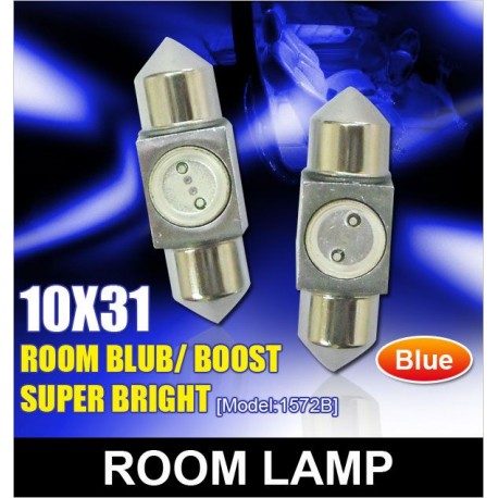 Universal Super Bright Diamond Blue Room & Trunk Lamp Per Pair [1572B]