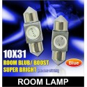 Universal Super Bright Diamond Blue Room & Trunk Lamp Per Pair [1572B]