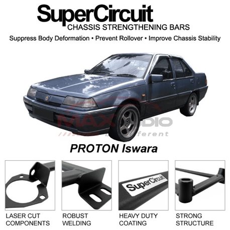 PROTON Iswara SUPER CIRCUIT Chassis Stablelizer Strengthening Racing Safety Strut Bars