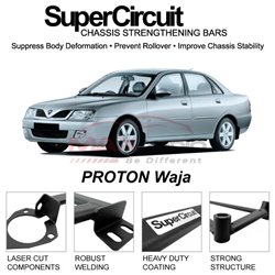 PROTON Waja SUPER CIRCUIT Chassis Stablelizer Strengthening Racing Safety Strut Bars