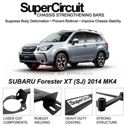 SUBARU Forester XT (SJ) 2014 MK4 SUPER CIRCUIT Chassis Stablelizer Strengthening Racing Safety Strut Bars