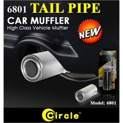 CIRCLE 2" Stainless Steel Tail Pipe Car Muffler Tip [6801] Universal