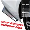 Universal Car Rear Bumper Aerodynamic Racing Diffuser Lips Side Skirt Extension Splitter (Pair)