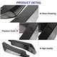 Universal Car Rear Bumper Aerodynamic Racing Diffuser Lips Side Skirt Extension Splitter (Pair)