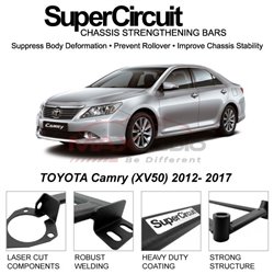 TOYOTA Camry (XV50) 2012- 2017 SUPER CIRCUIT Chassis Stablelizer Strengthening Racing Safety Strut Bars