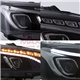 PROTON SAGA FL FLX 2011 - 2015 Mercedes C-Class LED Light Bar DRL Double Projector Head Lamp with Running Signal (Pair)