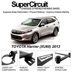 TOYOTA Harrier (XU60) 2013 SUPER CIRCUIT Chassis Stablelizer Strengthening Racing Safety Strut Bars