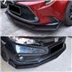 Universal Double Layer (C-Style/V-Style) Front Bumper Car Vehicle ABS Wrap Angle Wind Splitters Diffuser Lips Skirt Guard 