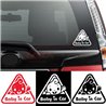 Baby In Car Japan Style Car Bumper Body Exterior Pre-cut Waterproof Personalized Styling Sticker Decal