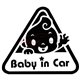 Baby In Car Japan Style Car Bumper Body Exterior Pre-cut Waterproof Personalized Styling Sticker Decal
