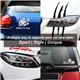 JDM Cross Plaster Car Bumper Body Exterior Pre-cut Waterproof Personalized Styling Sticker Decal
