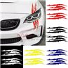 Monster Claw Car Bumper Body Exterior Pre-cut Waterproof Personalized Styling Sticker Decal (2pcs/Set)