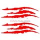 Monster Claw Car Bumper Body Exterior Pre-cut Waterproof Personalized Styling Sticker Decal (2pcs/Set)