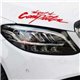 The Spirit Of Competition Car Bumper Body Exterior Pre-cut Waterproof Personalized Styling Sticker Decal