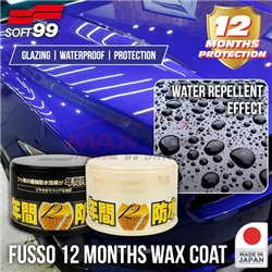 SOFT99 Fusso 12 Months Car Vehicle Auto Care Water Repellent Wash Wax Coat