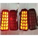 TOYOTA VELLFIRE ANH30 2015 - 2021 Viper Style Sequential Running Signal Rear Bumper LED Light (Pair)