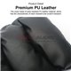 Premium Universal Comfort PU Black Leather Anti Scratch Wear Center Console Armrest Top Cover Add-on Cushion