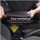 MOST CARS Premium Quality S-Class Style Black Leather Arm Rest Armrest with USB Charger Extension & Cup Holder