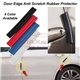 Car Door Edge Rubber Seal Protector Guard Anti Scratch Collision Trim Strip (15cm)