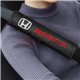BMW HONDA RALLIART NISSAN PERODUA PROTON TOYOTA Carbon Fiber PU Leather Safety Seat Belt Shoulder Cushion Cover Pad