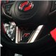 PERODUA MYVI G3 2018 AXIA BEZZA JS Racing YI Premium Grade 3M Carbon Fiber Under Steering 3D Epoxy Logo Emblem Sticker