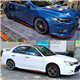 2 Tone Universal 2.0/2.2 Meter Side Skirt Bumper Rocker Splitters Diffuser Blade (Pair)