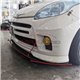 SAMURAI-LIPS 2 Tone Color Universal (C-Style/W-Style) Front Bumper ABS Diffuser Lips Skirt Guard For All Vehicle Car