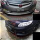 SAMURAI-LIPS 2 Tone Color Universal (C-Style/W-Style) Front Bumper ABS Diffuser Lips Skirt Guard For All Vehicle Car