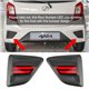 PERODUA AXIA 2019 - 2022 NIGHT RIDER Sequential Running Rear Bumper LED Light with Turn Signal (Pair)