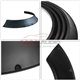 Samurai-Lips Universal PP Ultra Wide Body Flexible Diffuser Car Fender Flares Matte Black Wheel Arches Cover (2pcs/Set)