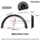 Samurai-Lips Universal PP Ultra Wide Body Flexible Diffuser Car Fender Flares Matte Black Wheel Arches Cover (2pcs/Set)