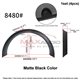 Samurai-Lips Universal PP Ultra Wide Body Flexible Diffuser Car Fender Flares Matte Black Wheel Arches Cover (2pcs/Set)