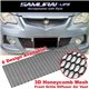 SAMURAI-LIPS 3D Universal Car Grille Net Honeycomb Mesh Diffuser ABS Plastic Air Vent Intake (120cm*40cm)