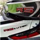 GENUINE 3D RS Logo Emblem HONDA PROTON PERODUA TOYOTA Acrylic Front Grille Rear Bonnet Sport Sticker