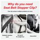 Universal Car Seat Belt Pregnancy Clip Adjustable Buckle Stopper Lock Skid-proof Seatbelt Clamp