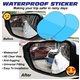 Side Mirror Waterproof Sticker Car Rear View Mirror Anti-rain Anti-glare Clear Coated Coating Film Universal Fit