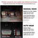Universal Fit Car Anti-slip Aluminum Auto Manual Gear Racing Sport Foot Pedal Pad Cover Kit