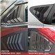 MOST PERODUA PROTON Premium Mustang Style ABS Side Window Air Vent Louver Cover Guard Protector (Pair)