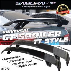 AUDI TT STYLE SAMURAI Universal GT Spoiler Sedan Car Racing Sport Aerodynamic Downforce Vortex ABS Diffuser Rear Wing
