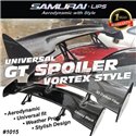VORTEX GT STYLE SAMURAI Universal GT Spoiler Sedan Car Racing Sport Aerodynamic Downforce Vortex ABS Diffuser Rear Wing