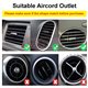 Car Aircord Chrome Trim Universal Air Vent Conditioner Outlet Decoration U-Shape Moulding Strips Lining Sticker