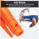 4in1 Emergency Keychain Life Saver Car Key Safety Hammer Window Glass Breaking Seat Blt Cutter SOS Whistle Tools
